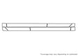 focus Avery Dennison Clear Bra Door Cup Precut PPF Diagram