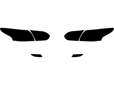 focus (sedan) Precut Tail Light Tint Diagram