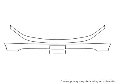 freestar Avery Dennison Clear Bra Bumper Precut PPF Diagram