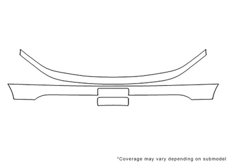 freestar Avery Dennison Clear Bra Bumper Precut PPF Diagram
