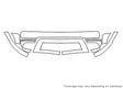 freestyle 3M Clear Bra Bumper Precut PPF Diagram