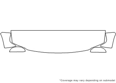 freestyle 3M Clear Bra Hood Precut PPF Diagram