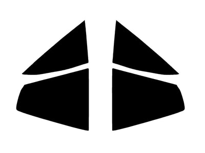 fusion Precut Tail Light Tint Diagram