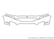 fusion Avery Dennison Clear Bra Bumper Precut PPF Diagram