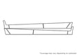 fusion 3M Clear Bra Door Cup Precut PPF Diagram