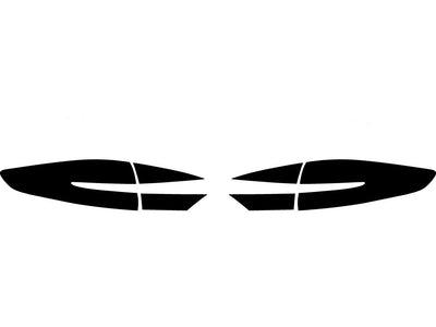 fusion Precut Tail Light Tint Diagram