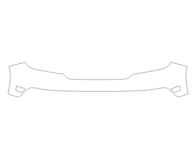 maverick 3M Clear Bra Bumper Precut PPF Diagram