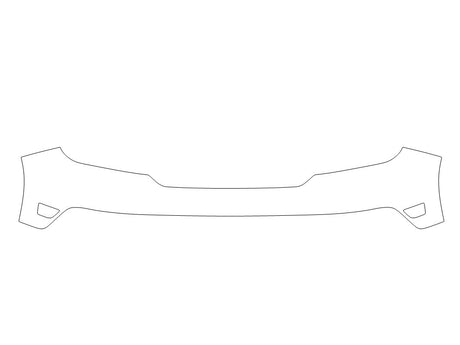 maverick Avery Dennison Clear Bra Bumper Precut PPF Diagram