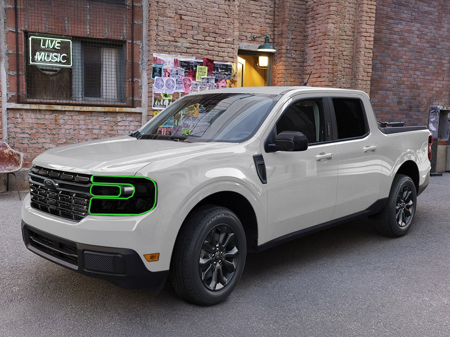 ford maverick 2022-2024 Headlight Tint Location