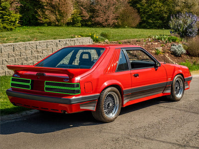 mustang Tail Light Tint Installation Points