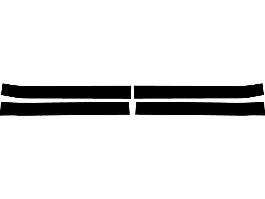 mustang Precut Tail Light Tint Diagram