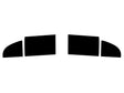 ford mustang 1987-1993 Headlight Protection Kit