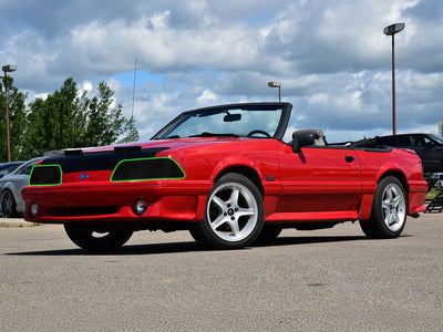 ford mustang 1987-1993 Headlight Tint Location