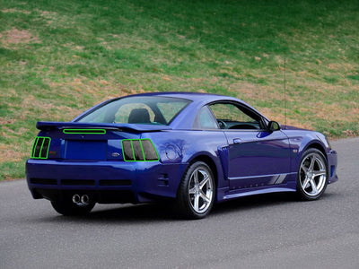 mustang Tail Light Tint Installation Points