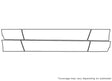 mustang 3M Clear Bra Door Cup Precut PPF Diagram