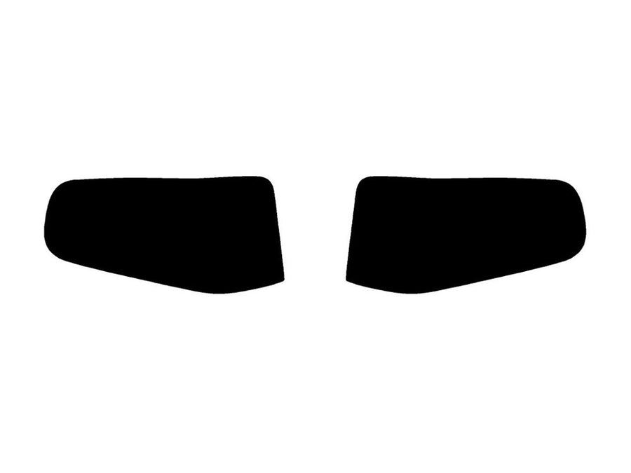 mustang Precut Tail Light Tint Diagram