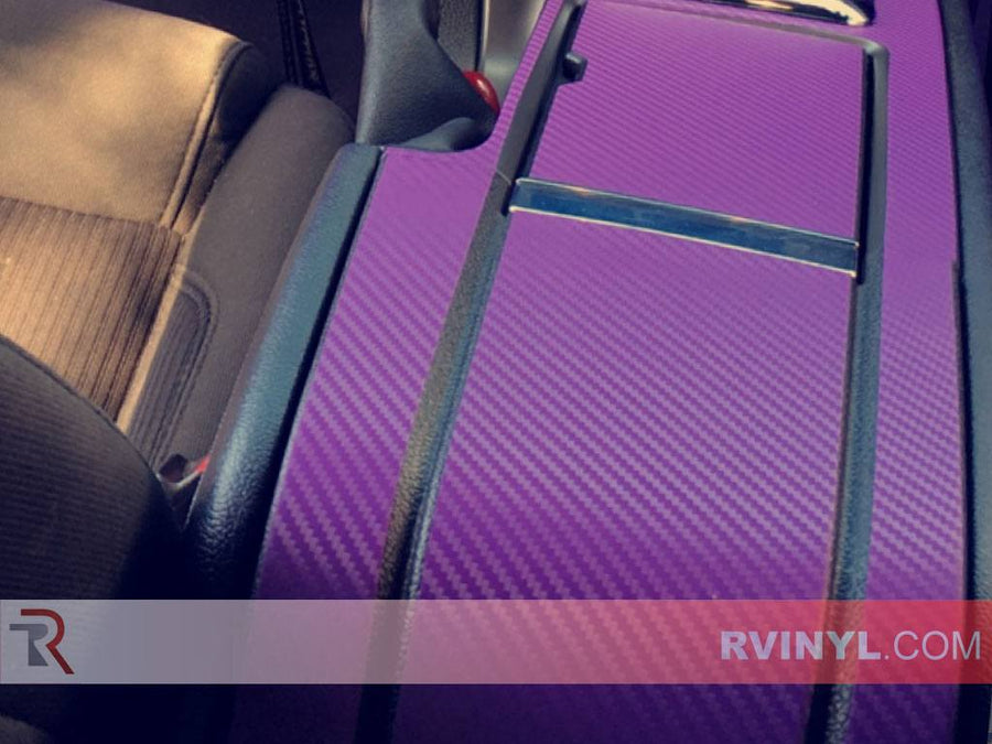 3d Purple Carbon Fiber Vinyl Ford Mustang Dash