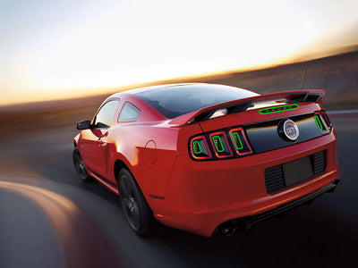 mustang Tail Light Tint Installation Points