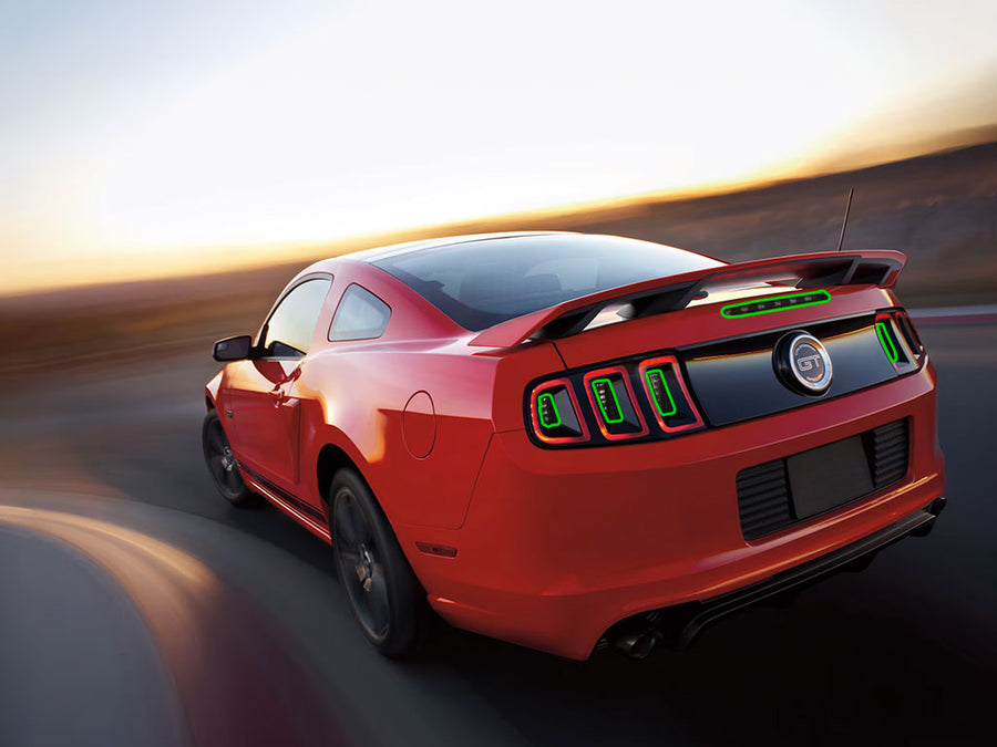 mustang Tail Light Tint Installation Points