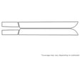 mustang Avery Dennison Clear Bra Door Cup Precut PPF Diagram
