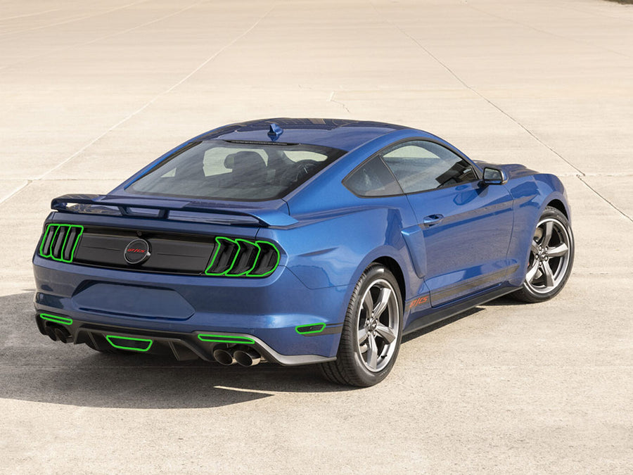 mustang Tail Light Tint Installation Points