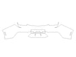 mustang 3M Clear Bra Door Cup Precut PPF Diagram