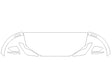 mustang mach-e 3M Clear Bra Hood Precut PPF Diagram