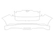 mustang mach-e Avery Dennison Clear Bra Door Cup Precut PPF Diagram