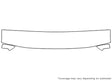 ranger 3M Clear Bra Hood Precut PPF Diagram