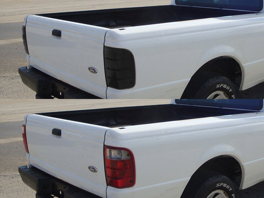 ranger Before and After Smoked Taillights