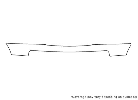 ranger 3M Clear Bra Bumper Precut PPF Diagram