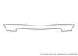 ranger Avery Dennison Clear Bra Bumper Precut PPF Diagram