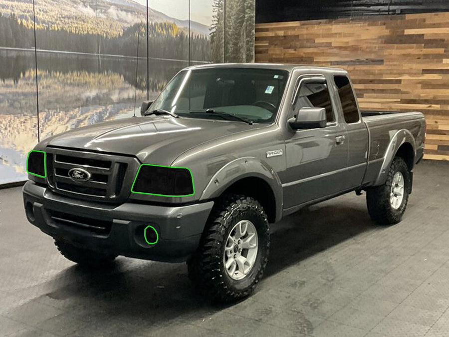 ford ranger 2006-2011 Headlight Tint Location