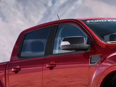 ford ranger 2019-2022 (crew cab) Matte Black Pillar Cover Diagram