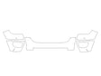 ranger 3M Clear Bra Bumper Precut PPF Diagram