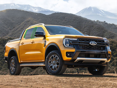 ford ranger 2019-2022 (supercab) Pillar Post Trim Installation Location