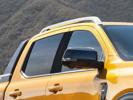 ford ranger 2019-2022 (supercab) Carbon Fiber Pillar Cover Diagram