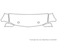 shelby gt500 3M Clear Bra Hood Precut PPF Diagram