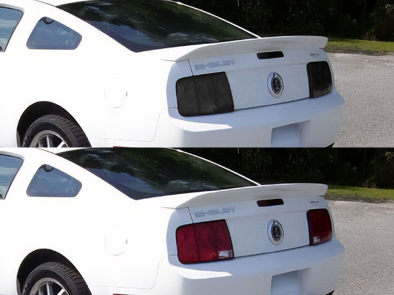 shelby gt500 Before and After Smoked Taillights
