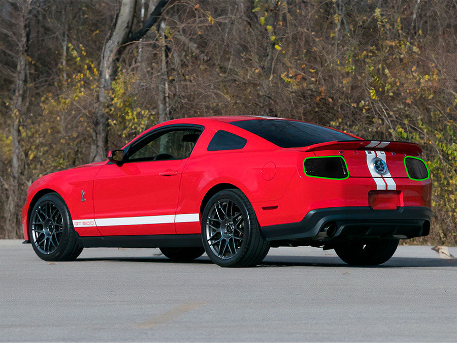 shelby gt500 Tail Light Tint Installation Points