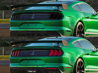 shelby gt500 Before and After Smoked Taillights