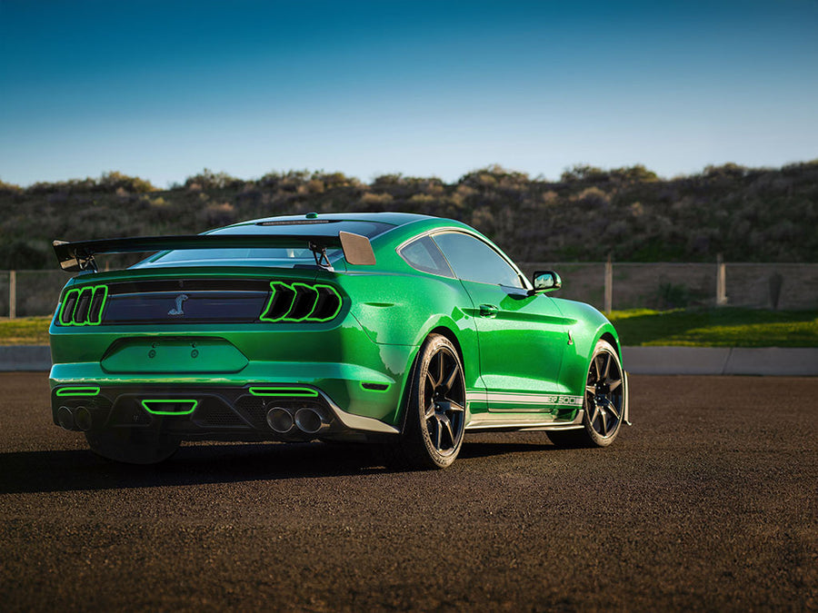 shelby gt500 Tail Light Tint Installation Points