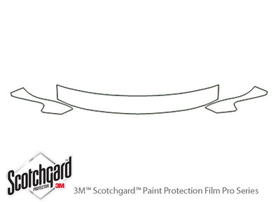 taurus 3M Clear Bra Hood Precut PPF Diagram