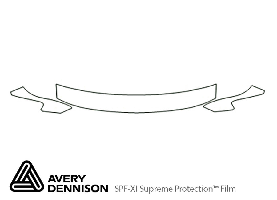 taurus Avery Dennison Clear Bra Hood Precut PPF Diagram
