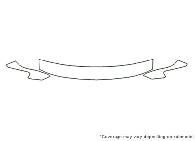 taurus 3M Clear Bra Hood Precut PPF Diagram