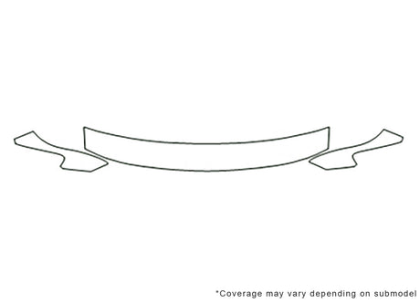 taurus 3M Clear Bra Hood Precut PPF Diagram