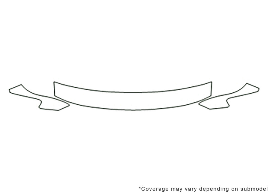 taurus 3M Clear Bra Hood Precut PPF Diagram