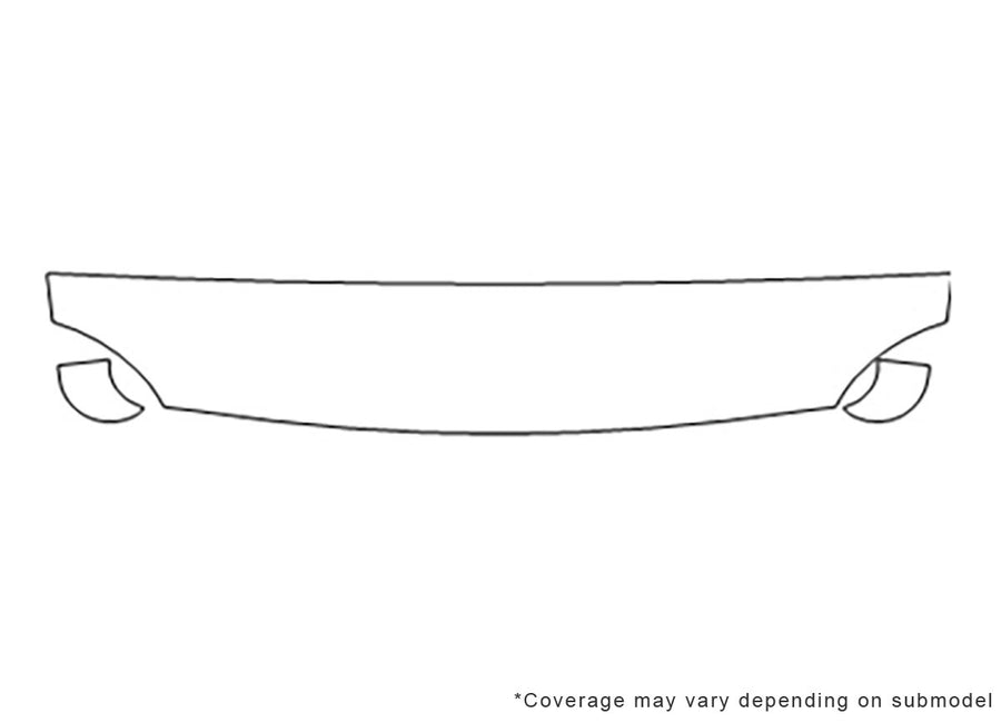 taurus 3M Clear Bra Hood Precut PPF Diagram