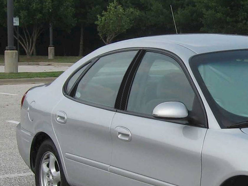 ford taurus 1996-2007 (sedan) Carbon Fiber Pillar Cover Diagram
