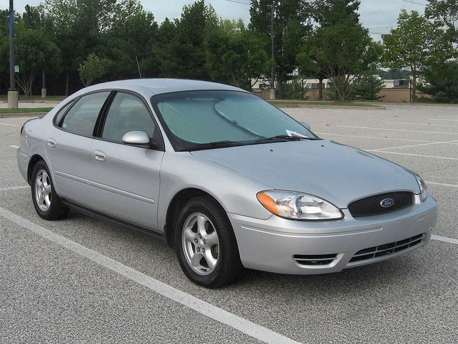 ford taurus 1996-2007 (sedan) Brushed Aluminum Black Pillar Trim